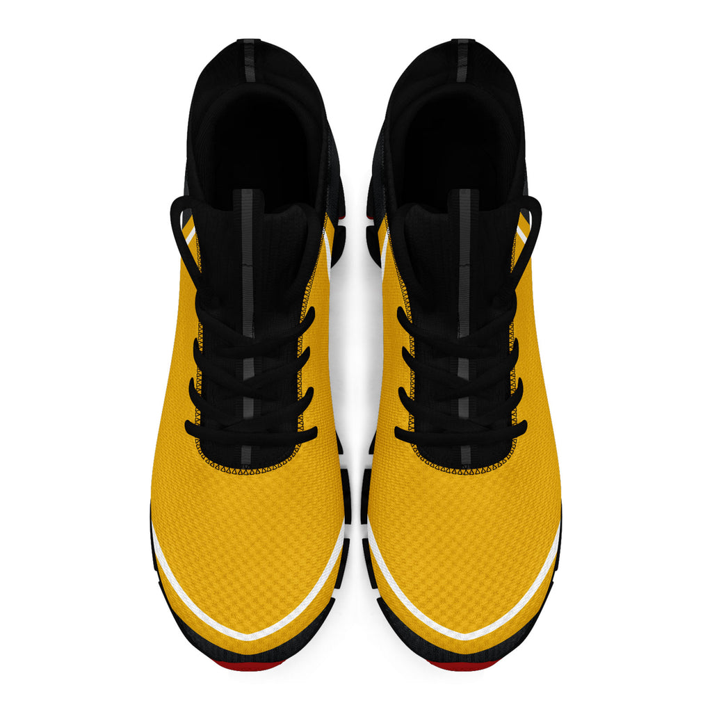 Custom Yellow Dark Gray Maxsoul Shoes Personalized Sneaker FN030XD-D020388-1
