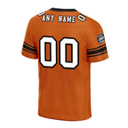 Custom Orange Black Cincinnati Personalized Authentic Football Jersey FBJ02-D020256-30