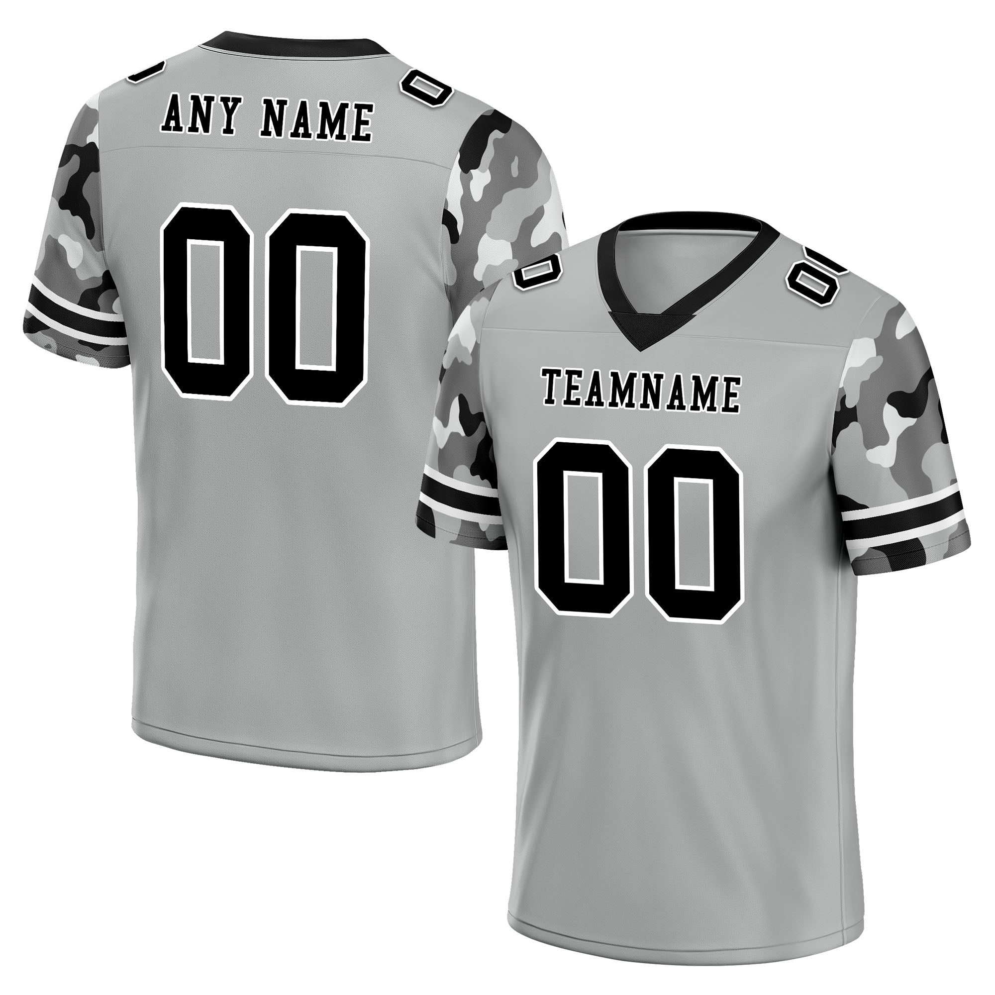 Custom Camo Personalized Authentic Football Jersey FBJ02-D06125