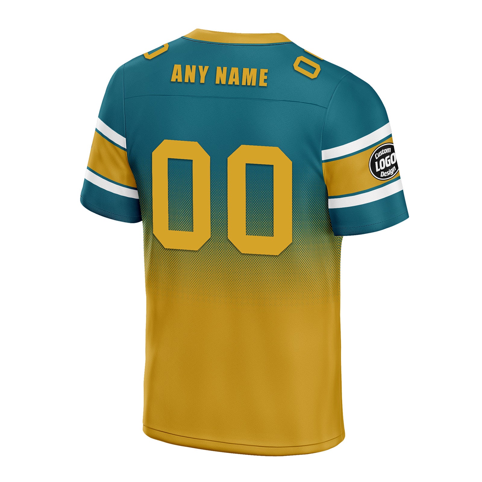 Custom Green Yellow Jacksonville Personalized Authentic Football Jersey FBJ02-D020249-16