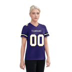 Custom Purple Classic Style Personalized Authentic Football Jersey FBJ02-bd0a70cb