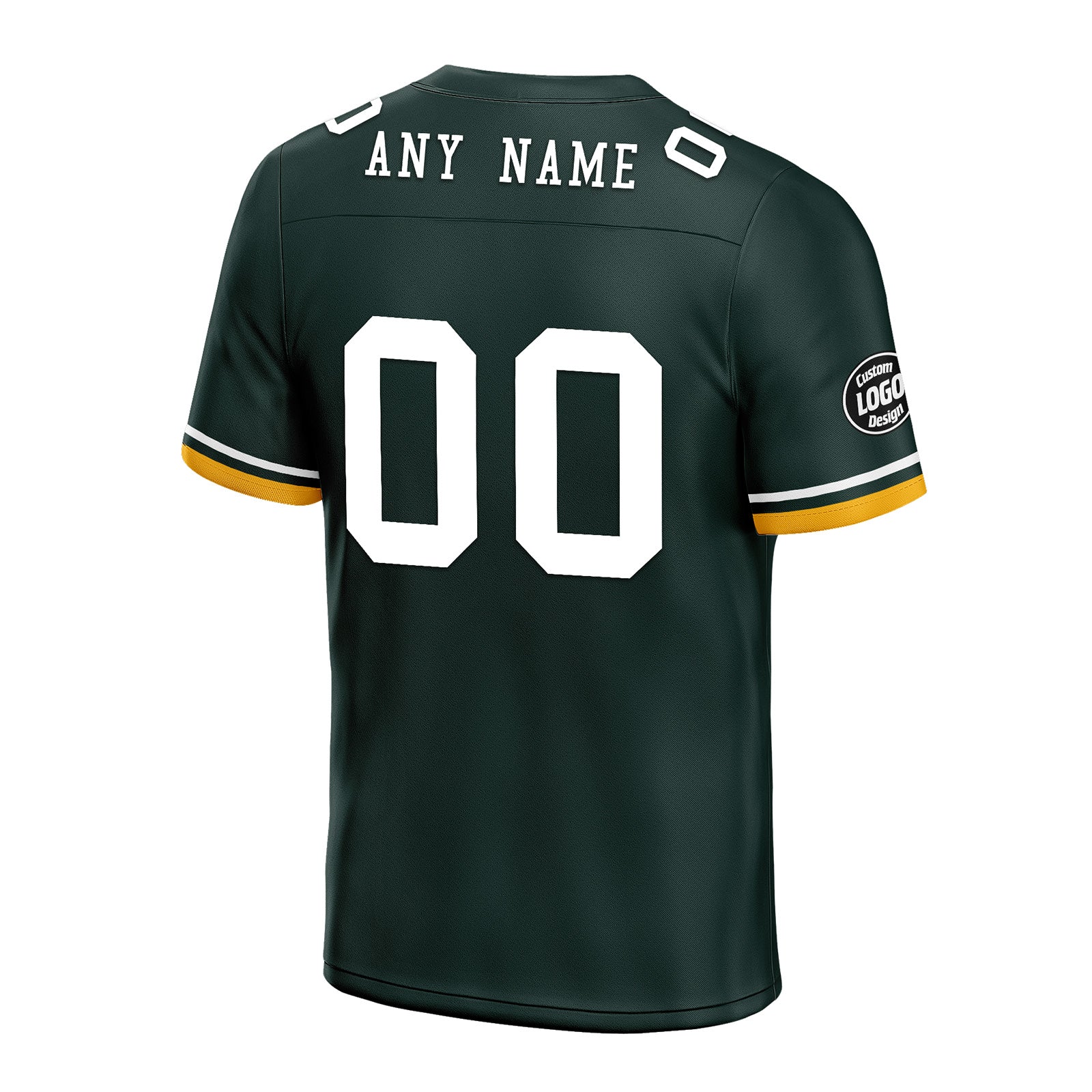 Custom Green Green Bay Personalized Authentic Football Jersey FBJ02-D020263-13