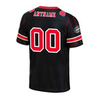 Custom Blue Houston Football Jersey and Sports Shoes Combo Offer Personalized Combo ZH-D025008-10