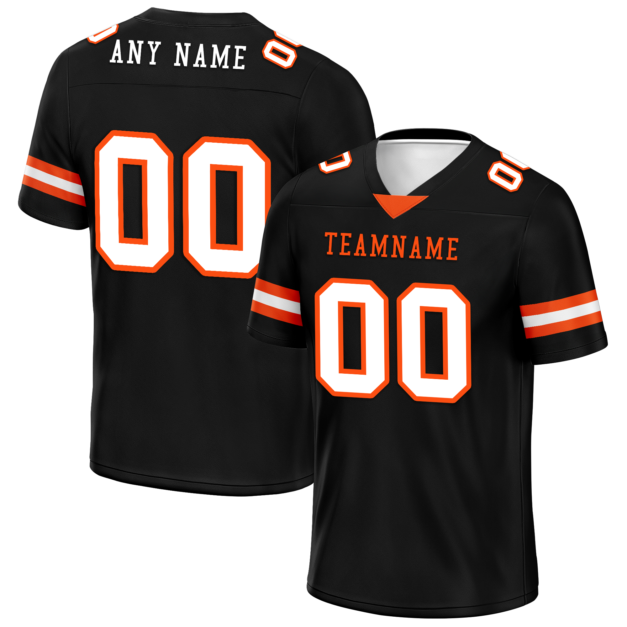 Custom Black Classic Style Personalized Authentic Football Jersey FBJ02-bd0a70c0