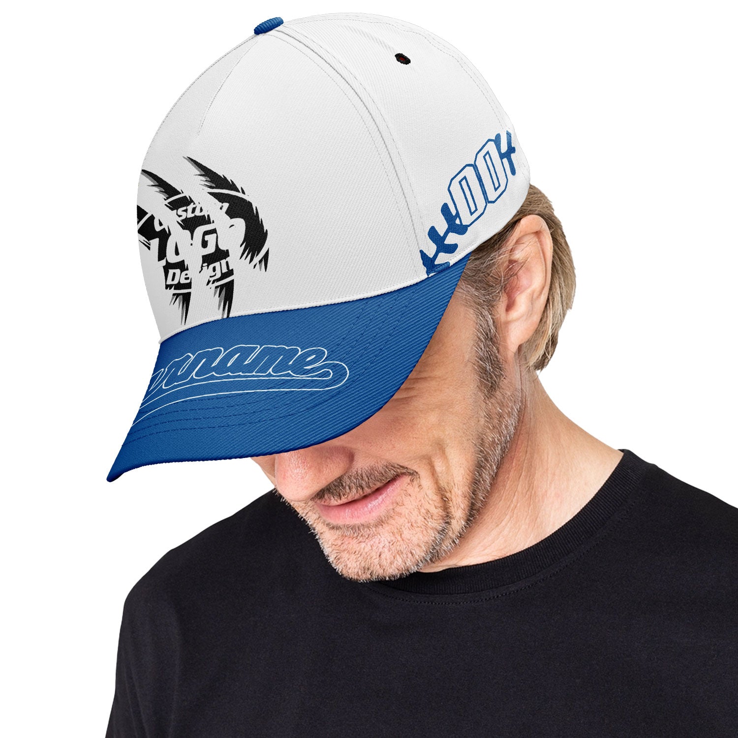 Custom Hat Sport Design Cap Stitched Adjustable Personalized YW061-E025019-15