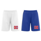 Custom White Blue Classic Style Reversible Basketball Uniform Personalized Ordinary BBJR-D017020