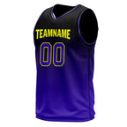 Custom Black Purple City Edition Personalized Sports Uniform Authentic Basketball Jersey BBJ01-D06101-14