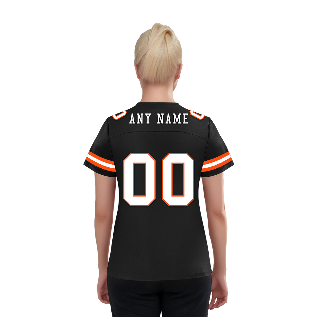Custom Black Classic Style Personalized Authentic Football Jersey FBJ02-bd0a70c0
