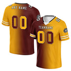 Custom Yellow Red Washington Personalized Authentic Football Jersey FBJ02-D028017-16