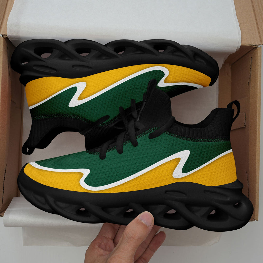 Custom Green Yellow Maxsoul Shoes Personalized Sneaker FN030A-E020011-23