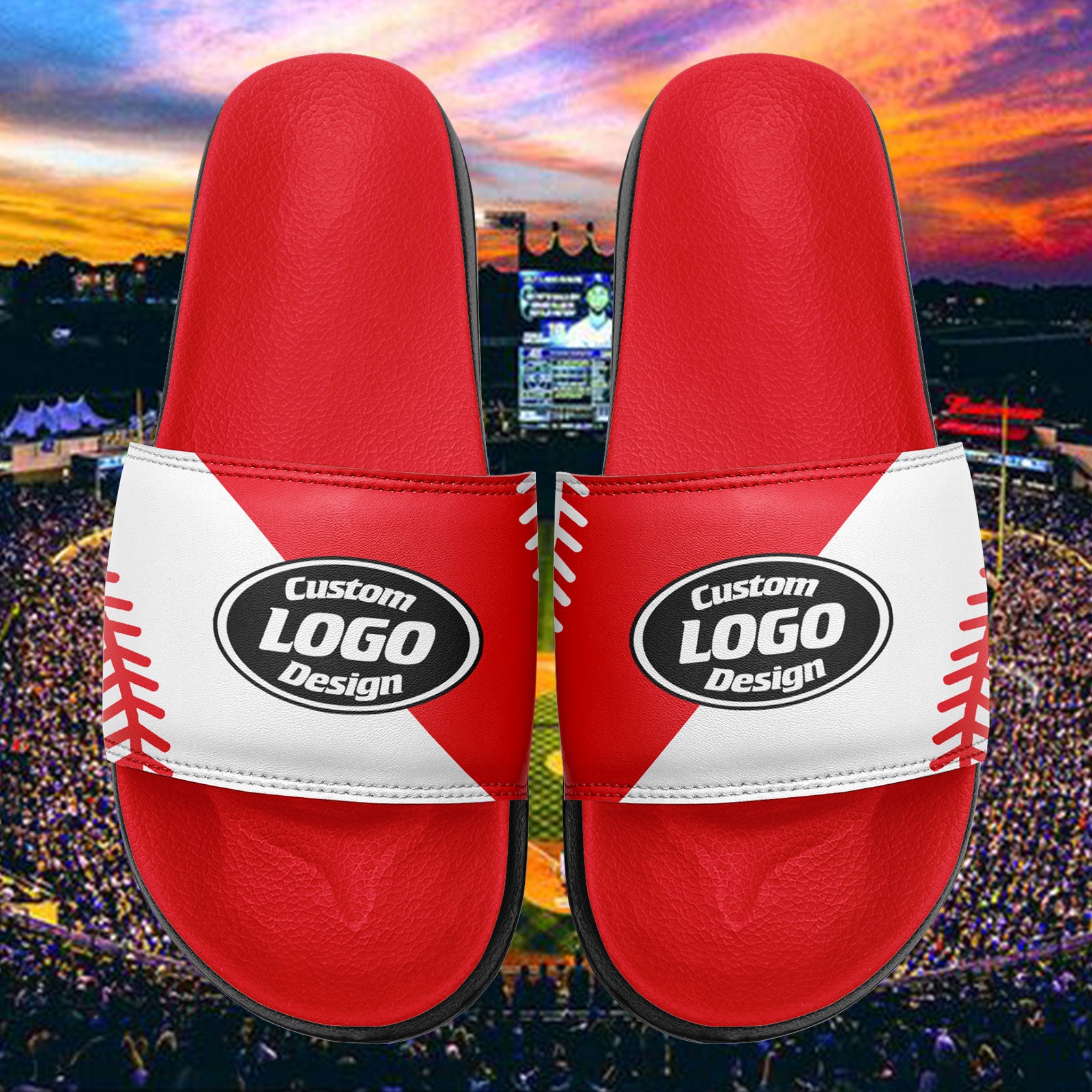 Custom Personalized Slide Sandal Shoes Personalized Sneaker FN055-E023029-21
