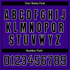 Custom Purple Classic Style Black Personalized Authentic Baseball Jersey BSBJ01-bd0fae9