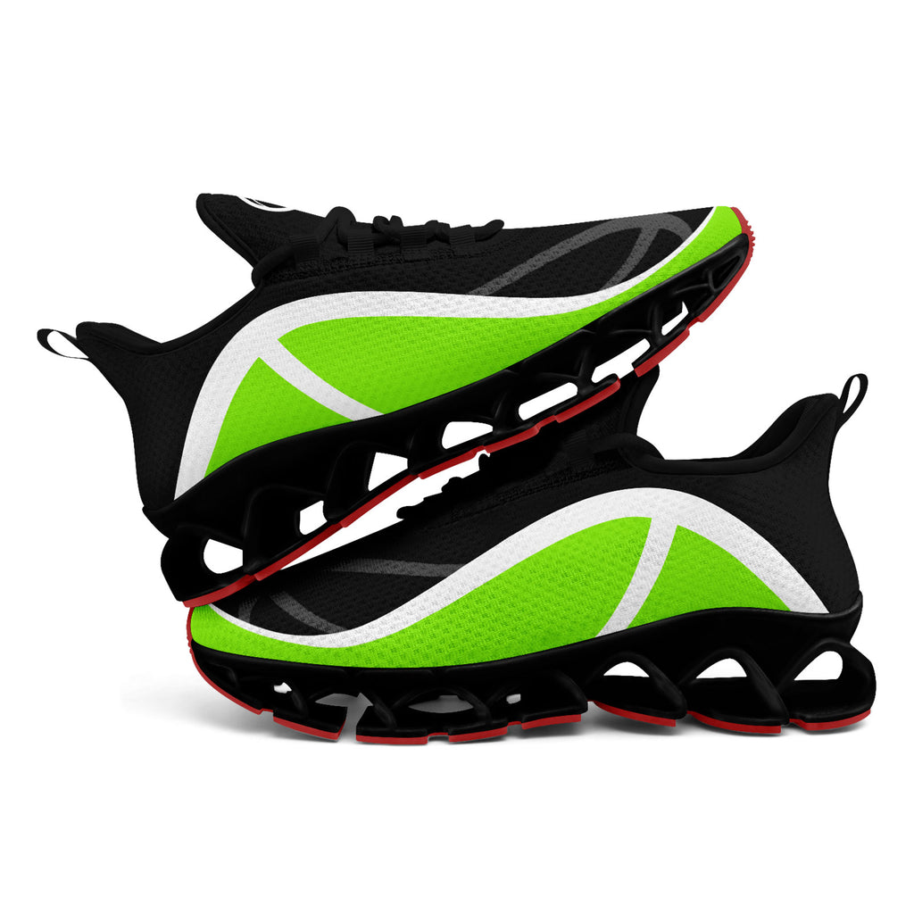 Custom Black Green Maxsoul Shoes Personalized Sneaker FN003XD-D020391-19