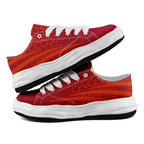 Custom Red White Florida Football Jersey and Sports Shoes Combo Offer Personalized Combo ZH-D023031-29