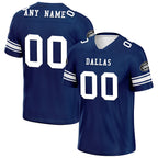 Custom Bule Dalls Personalized Authentic Football Jersey FBJ02-D020256-5