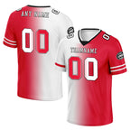 Custom Red White Missouri Personalized Authentic Football Jersey FBJ02-D028017-25