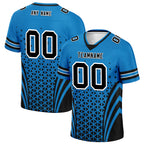 Custom Blue Black North Carolina Personalized Authentic Football Jersey FBJ02-D023033-5
