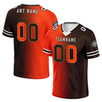 Custom Orange Brownish Red Ohio Personalized Authentic Football Jersey FBJ02-D028017-20