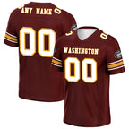 Custom Red Washington Personalized Authentic Football Jersey FBJ02-D020256-16