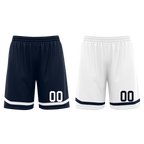 Custom Blue White Classic Style Reversible Basketball Uniform Personalized Ordinary BBJR-D017056