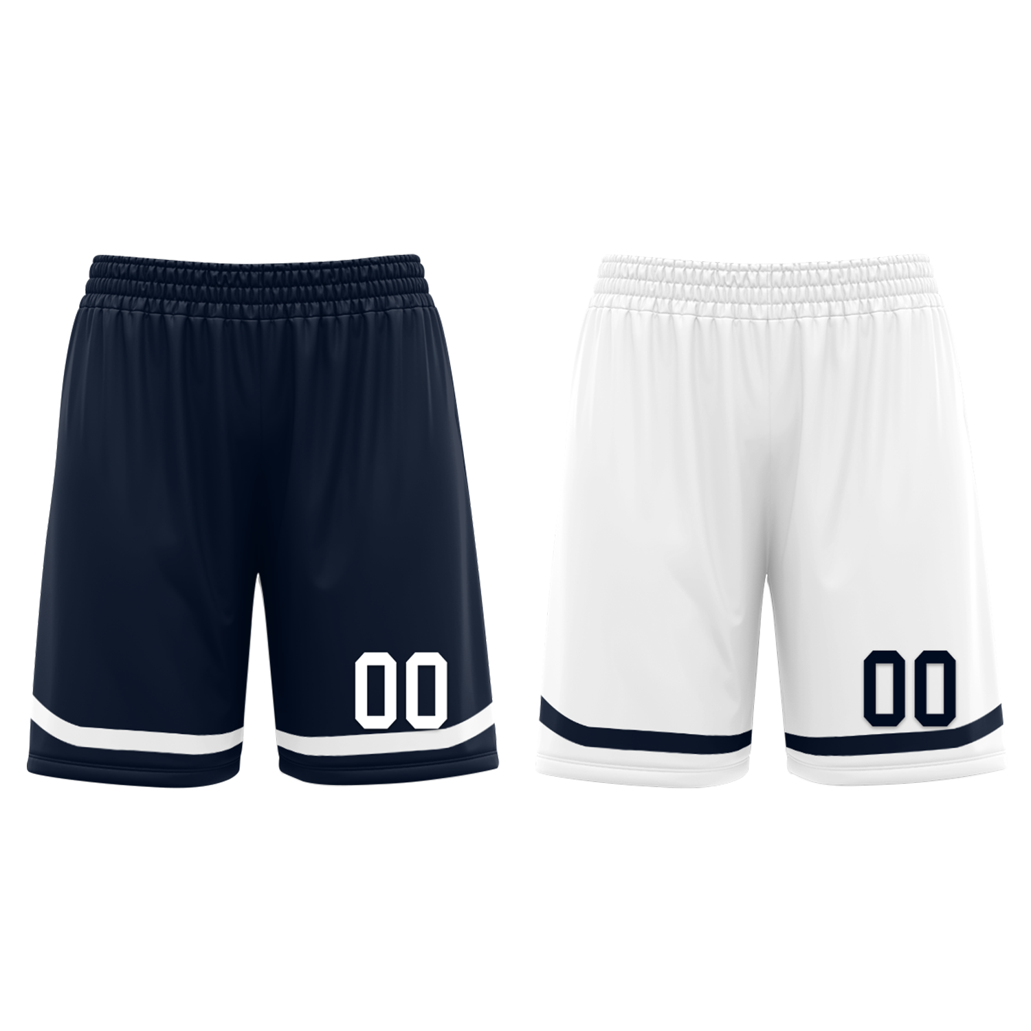 Custom Blue White Classic Style Reversible Basketball Uniform Personalized Ordinary BBJR-D017056