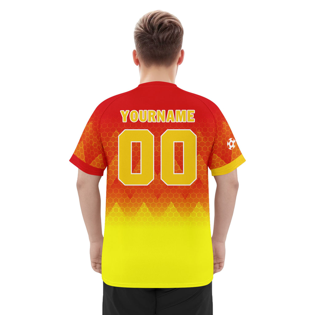 Custom Spain 2026 World Cup Football Shirt Customized Soccer Jersey for Fans Add Your Name & Number FZ190-F025072-2