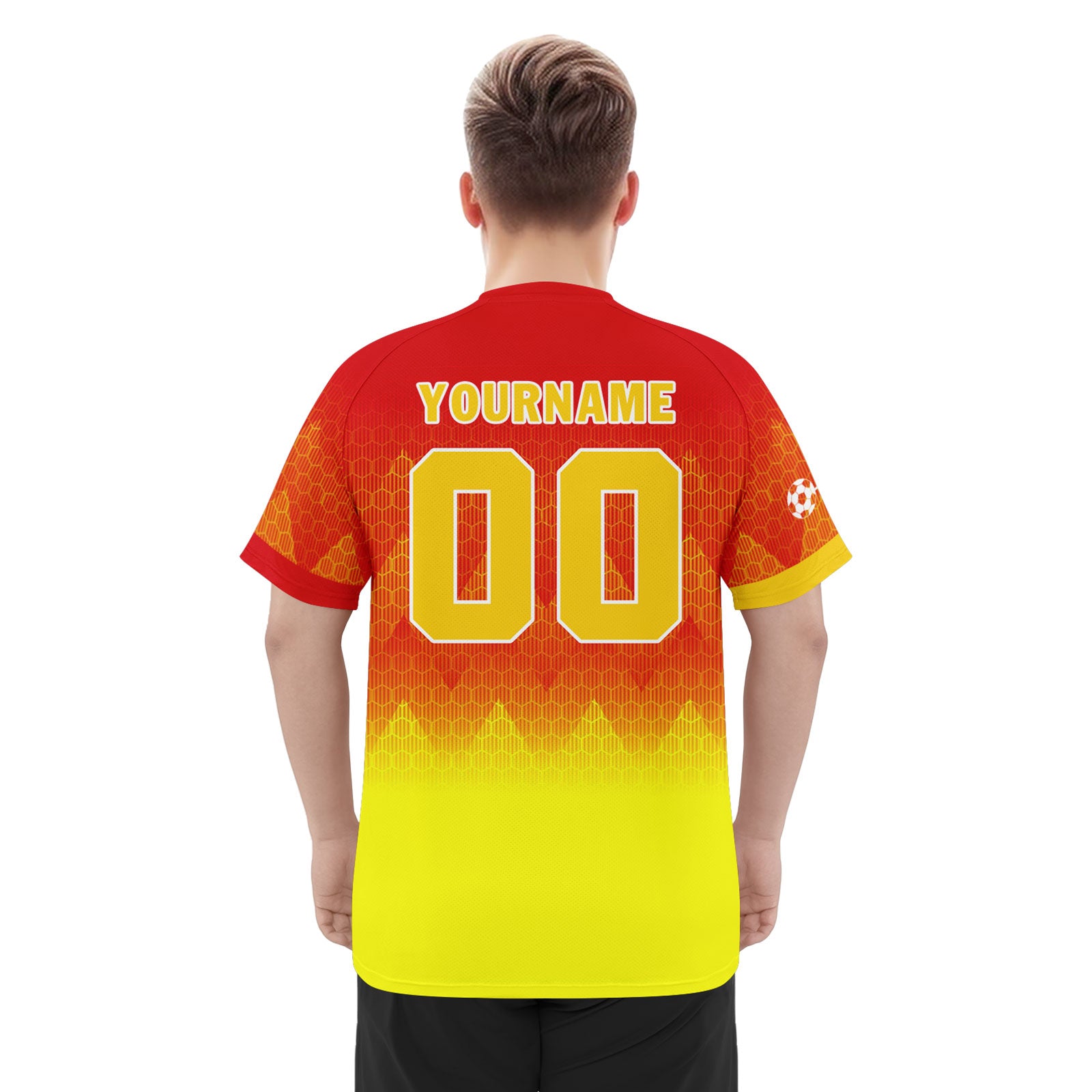 Custom Spain 2026 World Cup Football Shirt Customized Soccer Jersey for Fans Add Your Name & Number FZ190-F025072-2