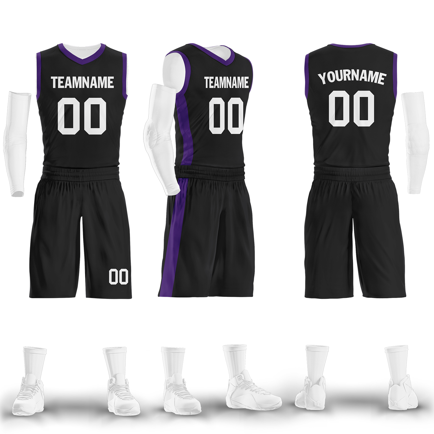 Custom Black Classic Style Sports Uniform Basketball Jersey BBJ01-bd0a70ce