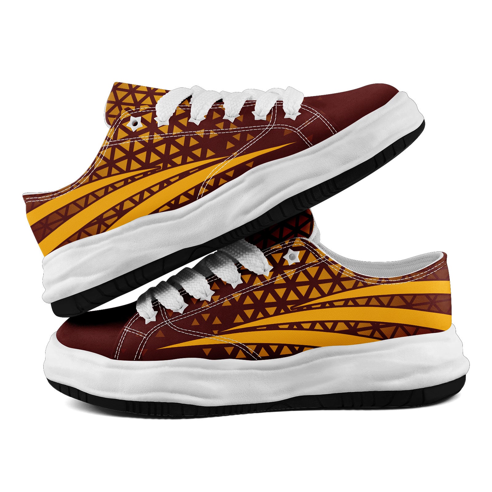Custom Deep Red White Washington Football Jersey and Sports Shoes Combo Offer Personalized Combo ZH-D023031-31