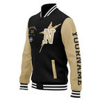 Custom Black Gold New Orleans Jacket and Sports Shoes Combo Offer Personalized Combo ZH-D020294-19