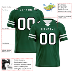 Custom Green Classic Style Personalized Authentic Football Jersey FBJ02-bd0a70a9