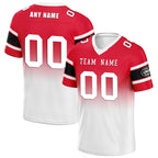 Custom Red White Kansas City Personalized Authentic Football Jersey FBJ02-D020249-18