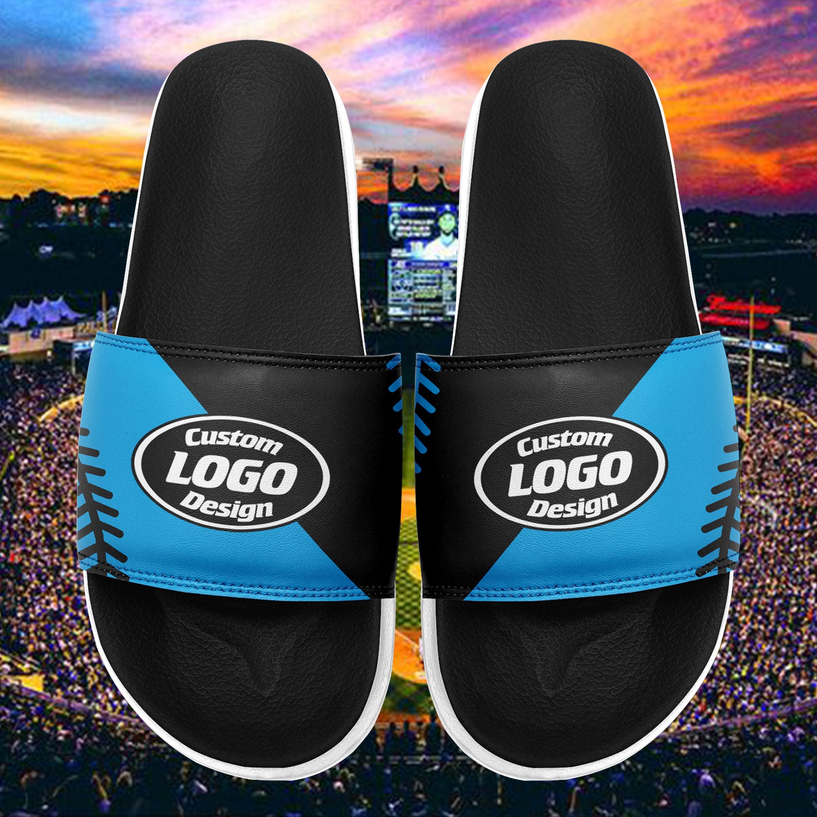 Custom Personalized Slide Sandal Shoes Personalized Sneaker FN055-E023029-16