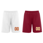 Custom White Red Classic Style Reversible Basketball Uniform Personalized Ordinary BBJR-D017012