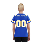 Custom Blue Classic Style Personalized Authentic Football Jersey FBJ02-bd0a70bb