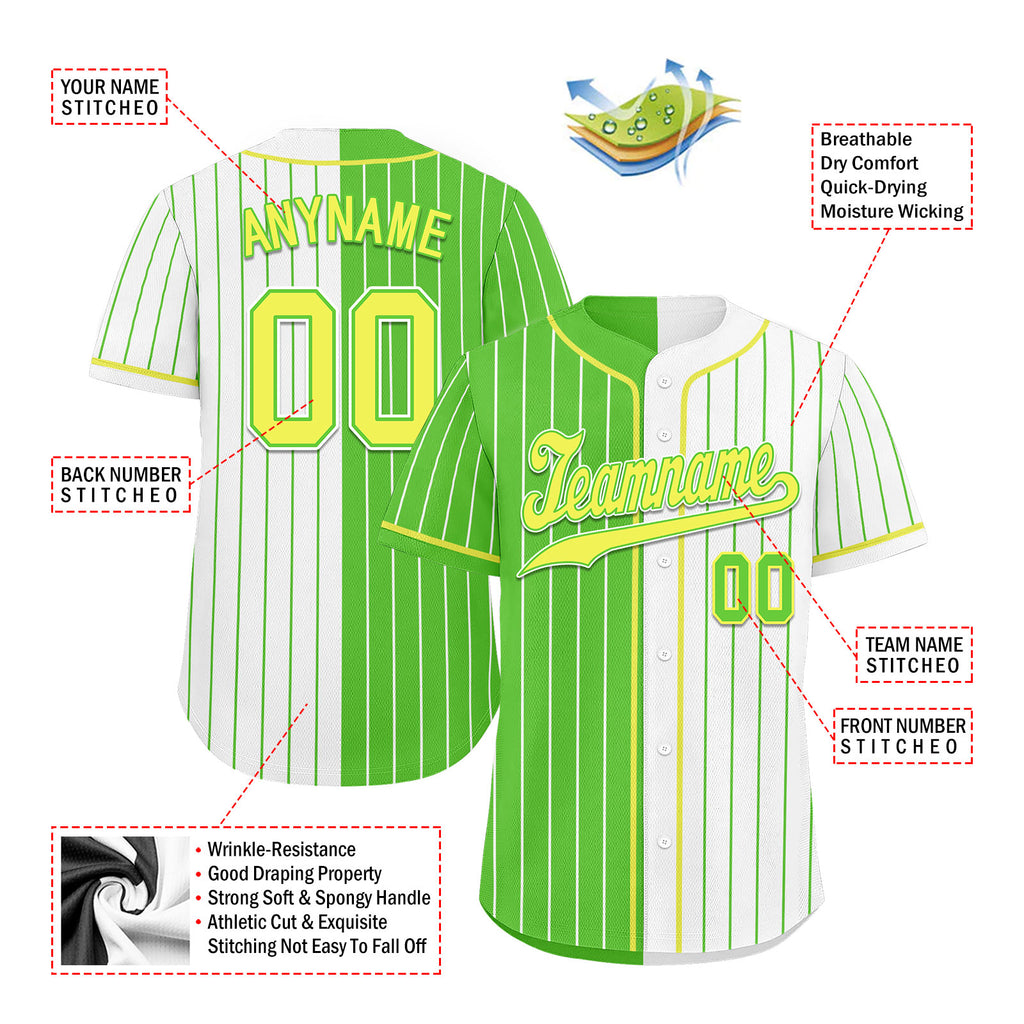 Custom Stripe Fashion Personalized Authentic Baseball Jersey BSBJ01-E06043-4