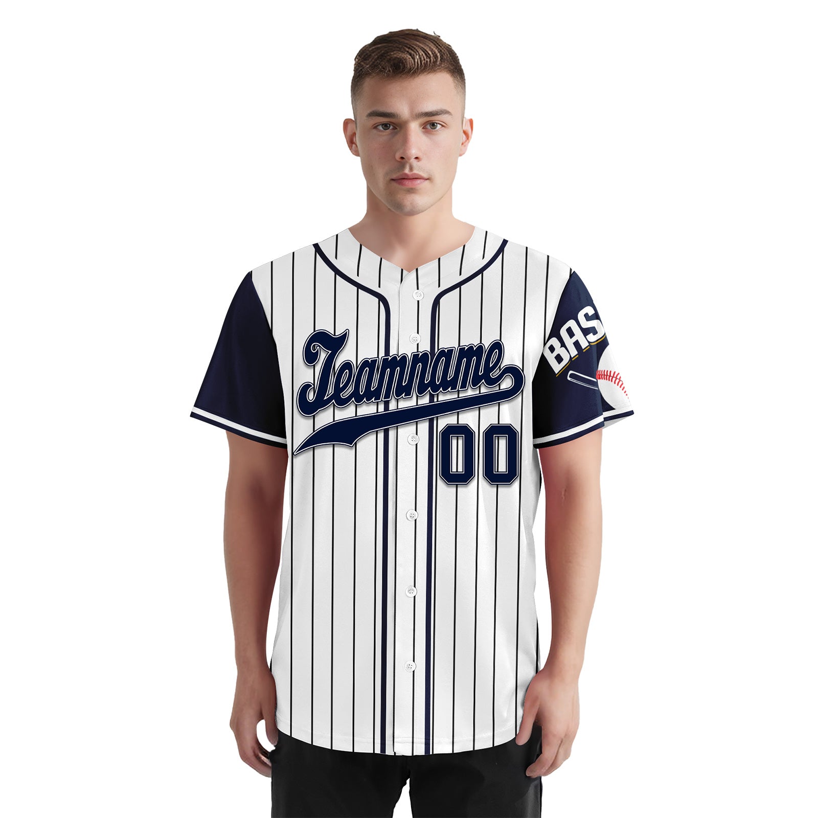 Custom Vintage Personalized Authentic Baseball Jersey BSBJ01-E025021-3