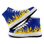 Custom Blue Yellow Los Angeles Football Jersey and Firesoul Sports Shoes Combo Offer Personalized Combo ZH-D020273-15