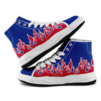 Custom Blue White Red Buffalo Football Jersey and Firesoul Sports Shoes Combo Offer Personalized Combo ZH-D020273-4