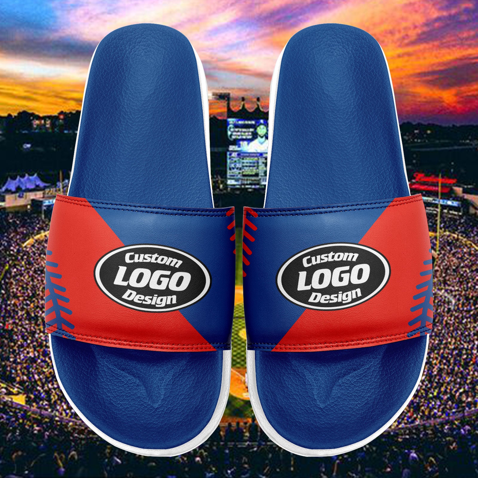 Custom Personalized Slide Sandal Shoes Personalized Sneaker FN055-E023029-29