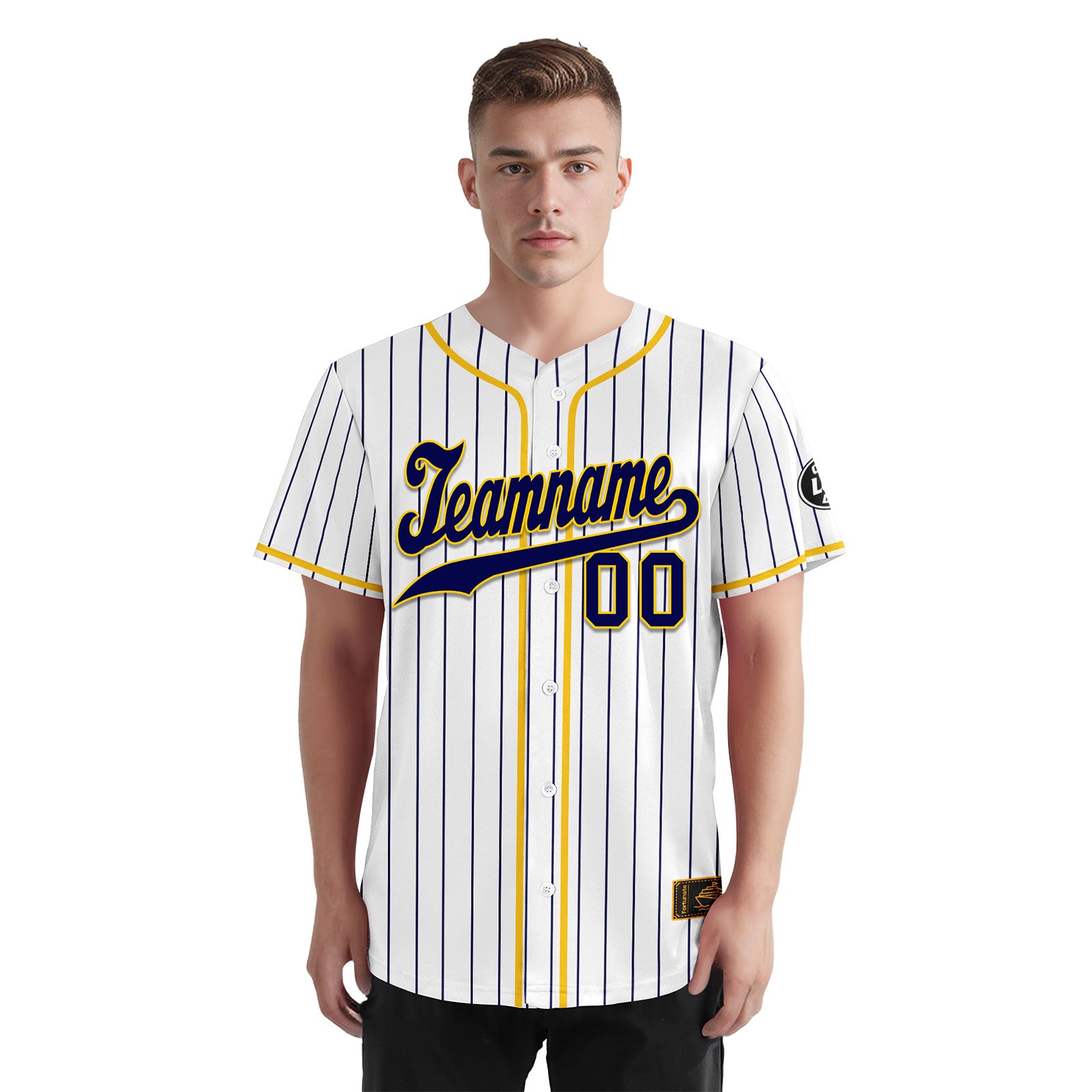Custom Stripe Fashion Personalized Authentic Baseball Jersey BSBJ01-E025078-13