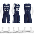 Custom Blue Classic Style Sports Uniform Basketball Jersey BBJ01-D020105-9