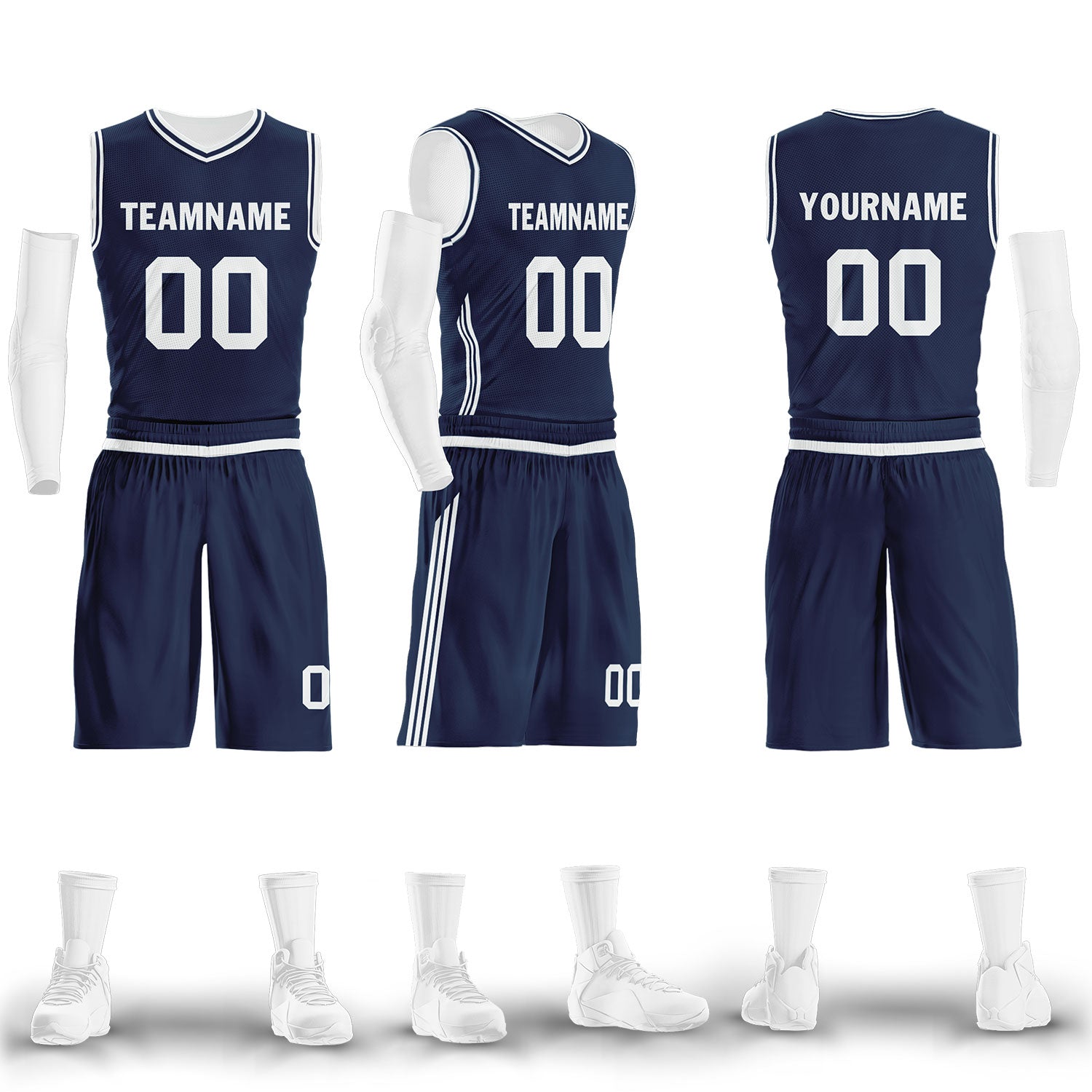Custom Blue Classic Style Sports Uniform Basketball Jersey BBJ01-D020105-9
