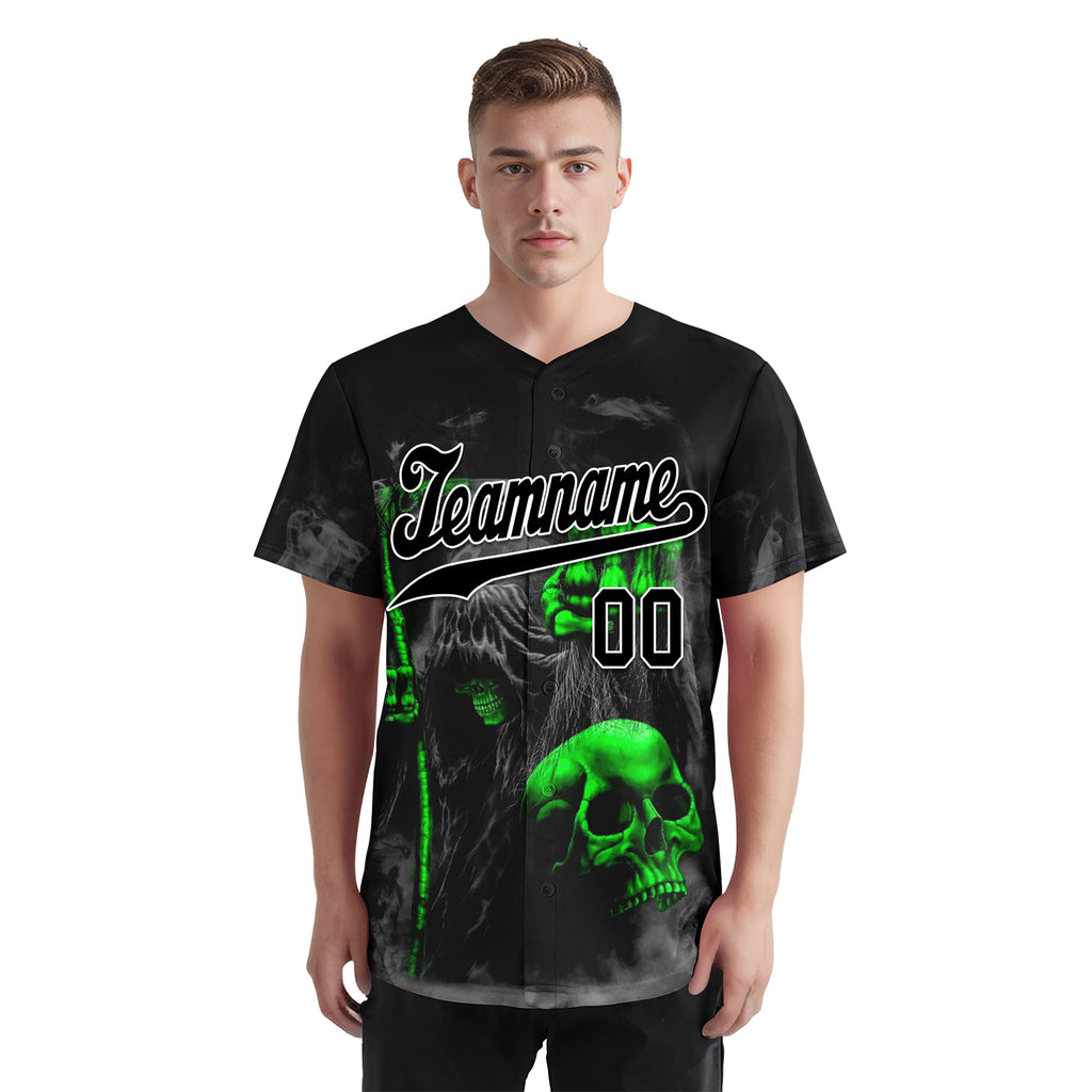 Custom Gothic Personalized Authentic Baseball Jersey BSBJ01-E06002