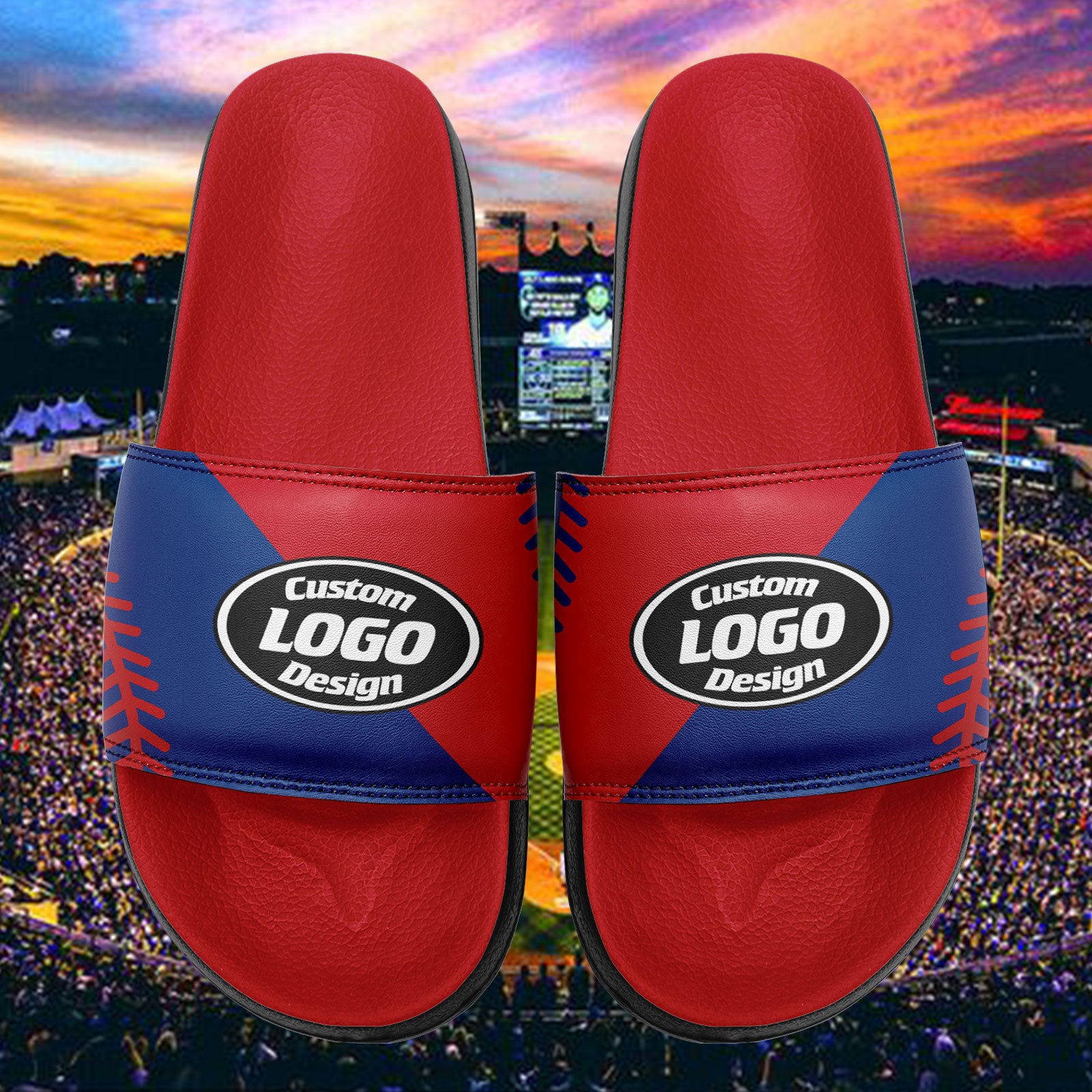 Custom Personalized Slide Sandal Shoes Personalized Sneaker FN055-E023029-28