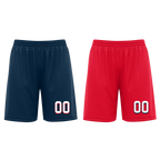Custom Blue Red Classic Style Reversible Basketball Uniform Personalized Ordinary BBJR-D017021