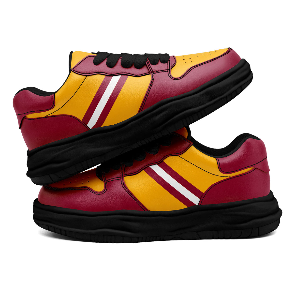 Custom Red Yellow Arizona Shoes Personalized Sneaker FN032-D020389-1