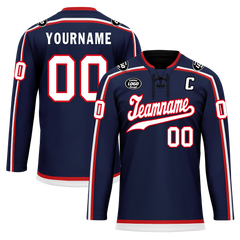 Custom Blue Personalized Hockey Jersey HCKJ01-D0a70fb