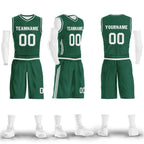 Custom Green Classic Style Sports Uniform Basketball Jersey BBJ01-D020105-22