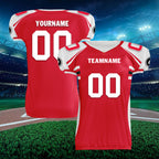 Custom Red White Missouri High-Performance American Football Jersey FBJ06-D023001-18